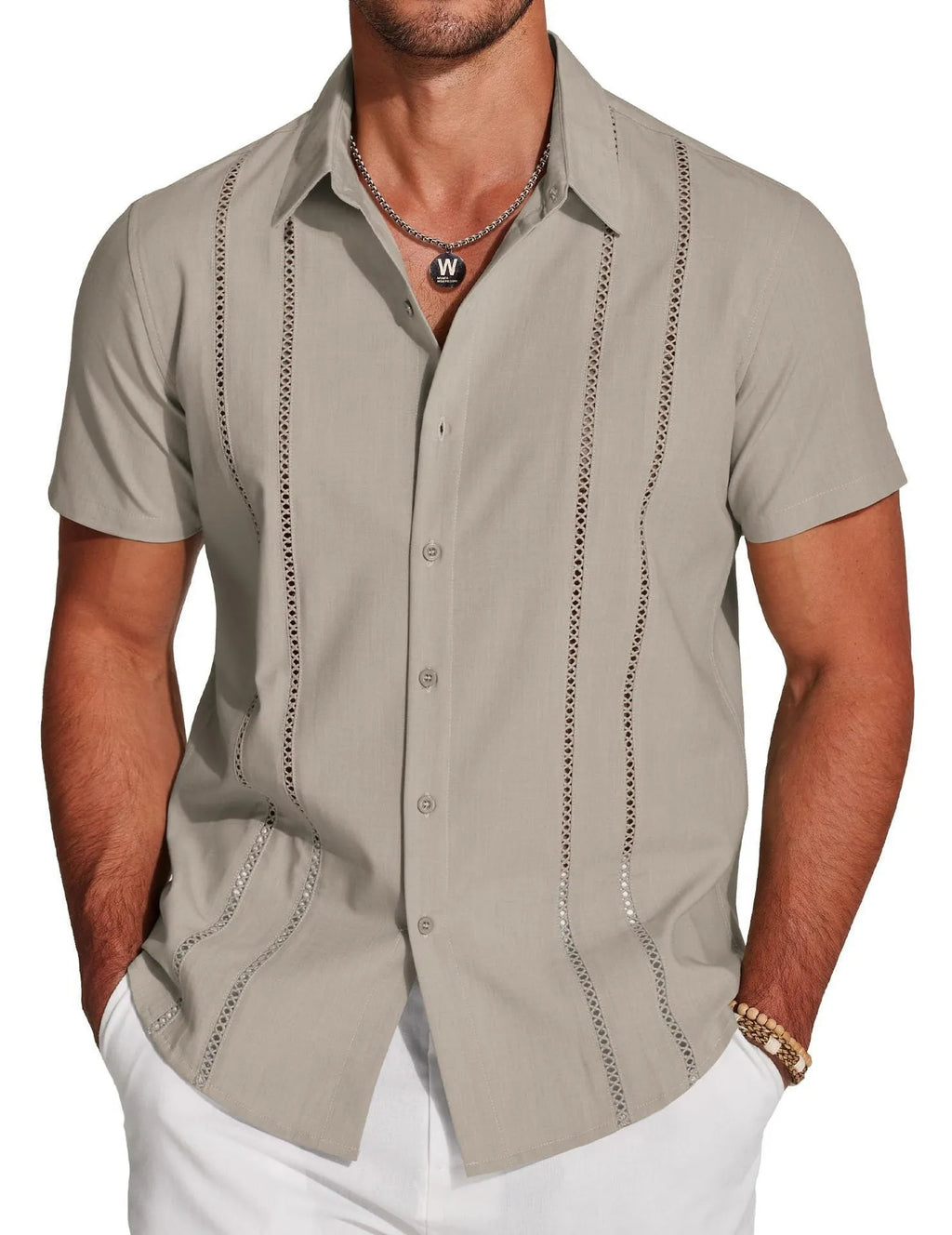 Men's slim fit Hawaiian short sleeve shirt with vibrant digital print and polyester fabric in sizes S to 6XL