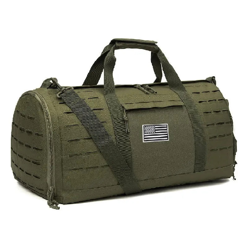Sports fitness handbag for men in Oxford cloth with air pillow belt, 56x26x25cm capacity