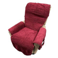 Lambswool polyester sofa cushion cover in beige, red, coffee or grey colours with three width size options