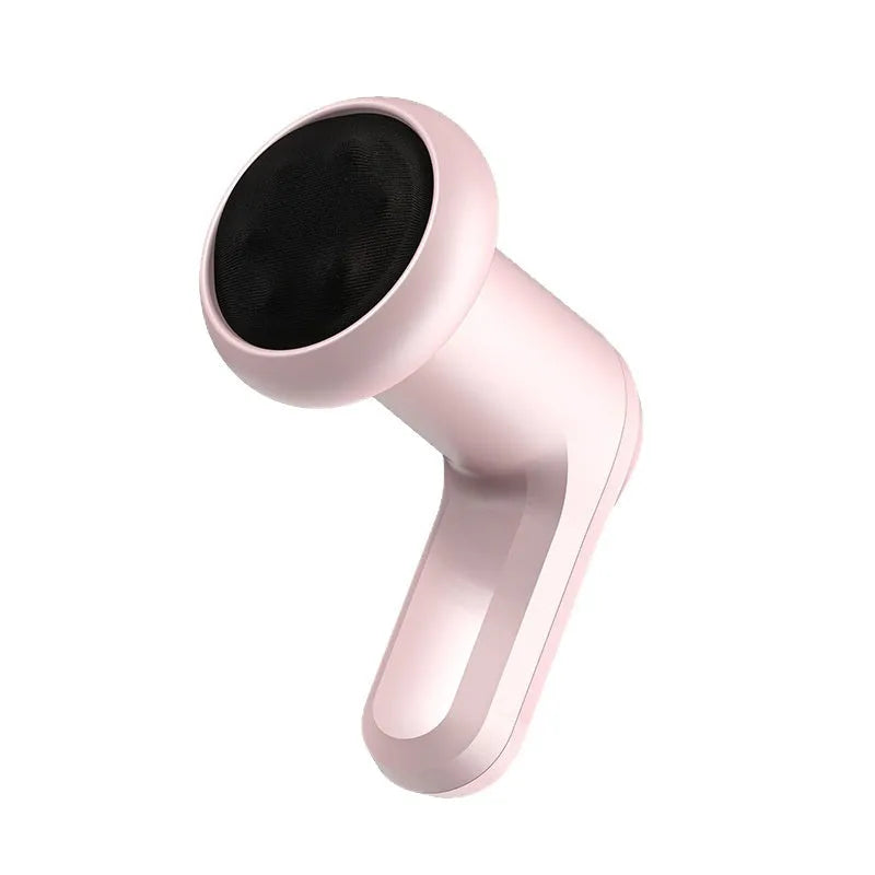 USB electric massager device in black plastic housing for back, leg and cervical spine massage