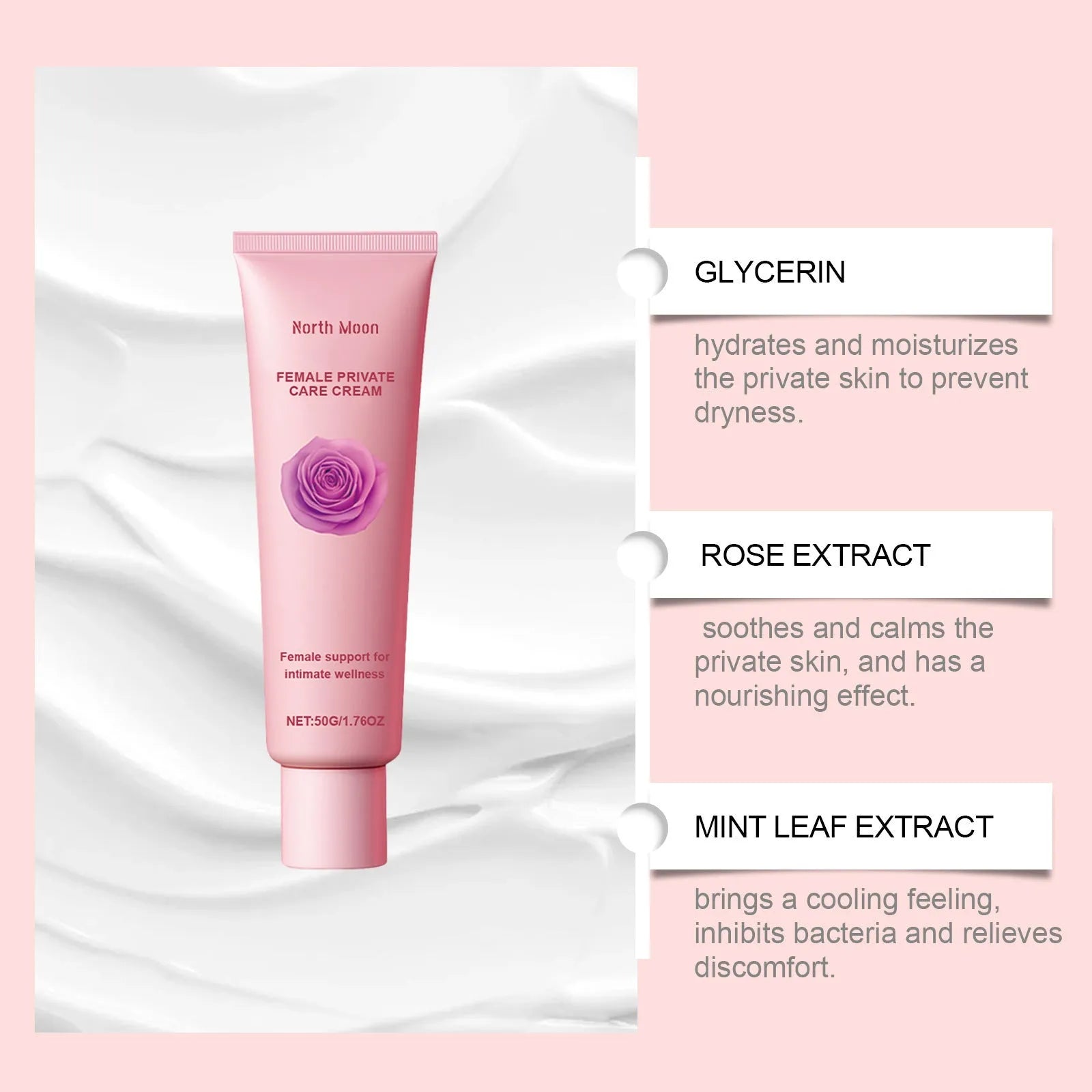 50g jar of daily moisturising cream for dry skin with glycerol and mineral oil formula
