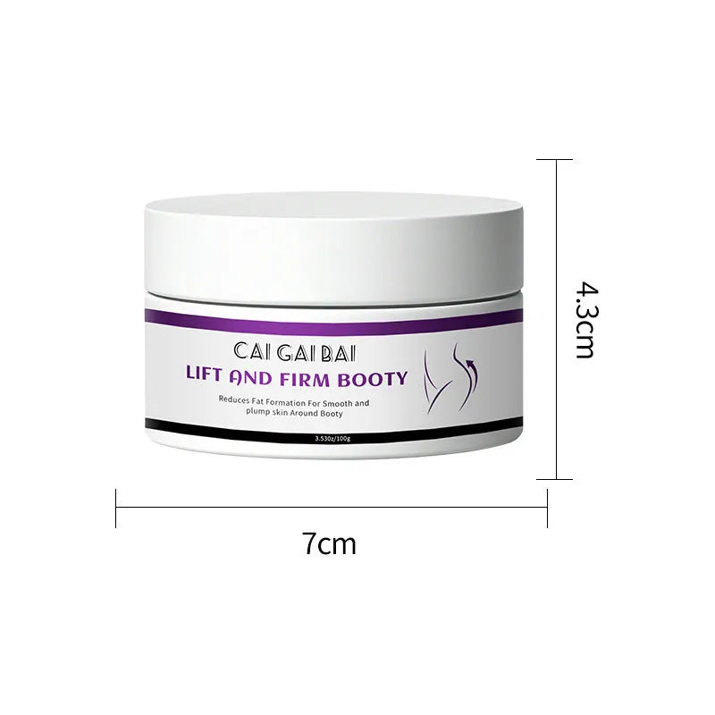 100g tub of hip lifting cream for at-home body contouring and glute firming