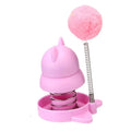 Blue, orange, and pink Lucky Cat Mint Ball toys measuring 55mm with textured surfaces for feline enrichment