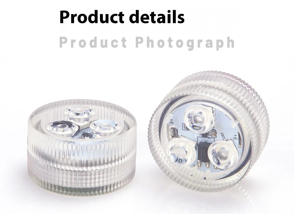 Small waterproof LED fish tank light with remote control for aquarium micro landscape decoration