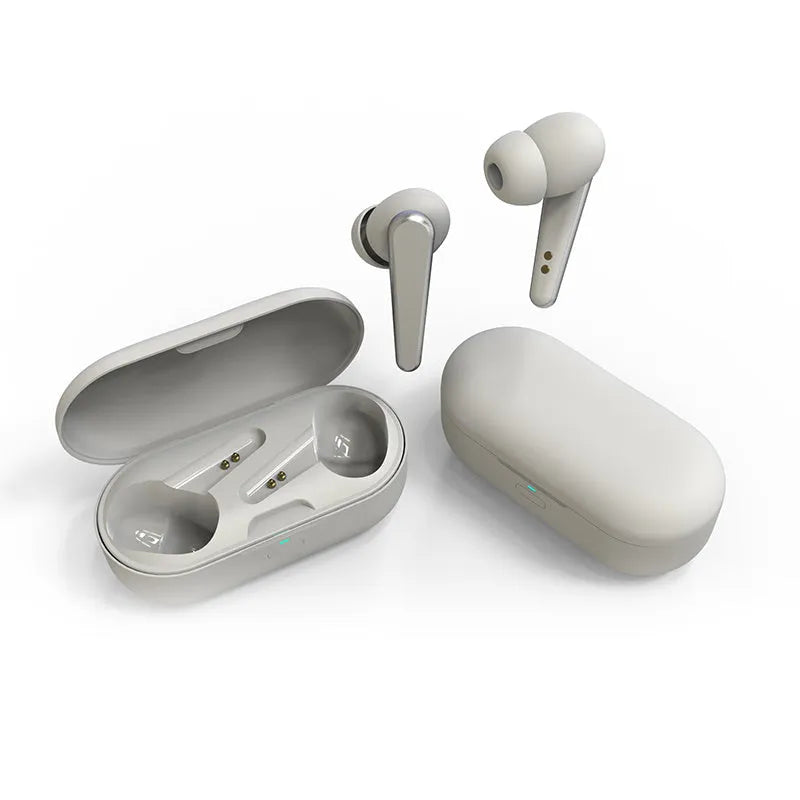 Active noise cancellation wireless headphones in five colour options with earplug design