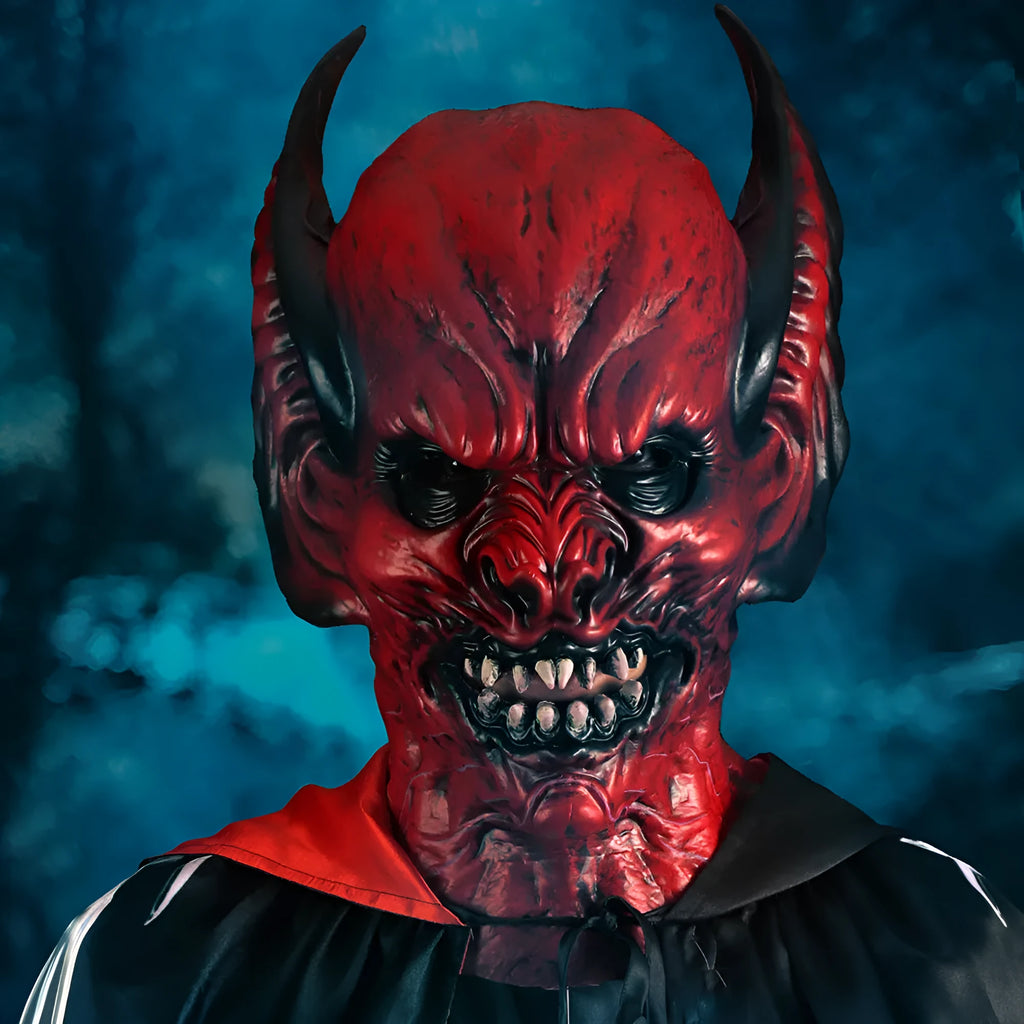Red bat head cover costume mask made from RP foam for adult Halloween and Christmas dress-up