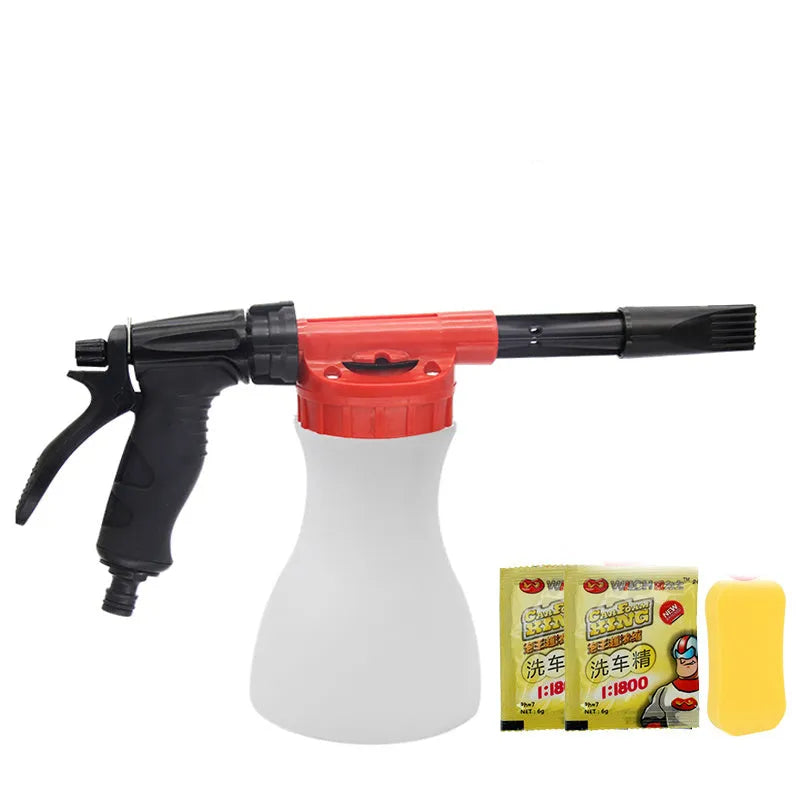 High pressure water gun for garden watering with ABS and TPR construction