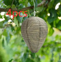 Hexagonal beehive paper lantern with wire frame measuring 22x28cm in photo colour