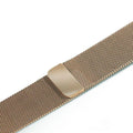 Stainless steel watch strap in silver colour for 38mm to 44mm watches with 22mm lug width