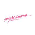 Nightwalker black and colourful car decal sticker for rear windshield, showing 20cm and 32cm length options.