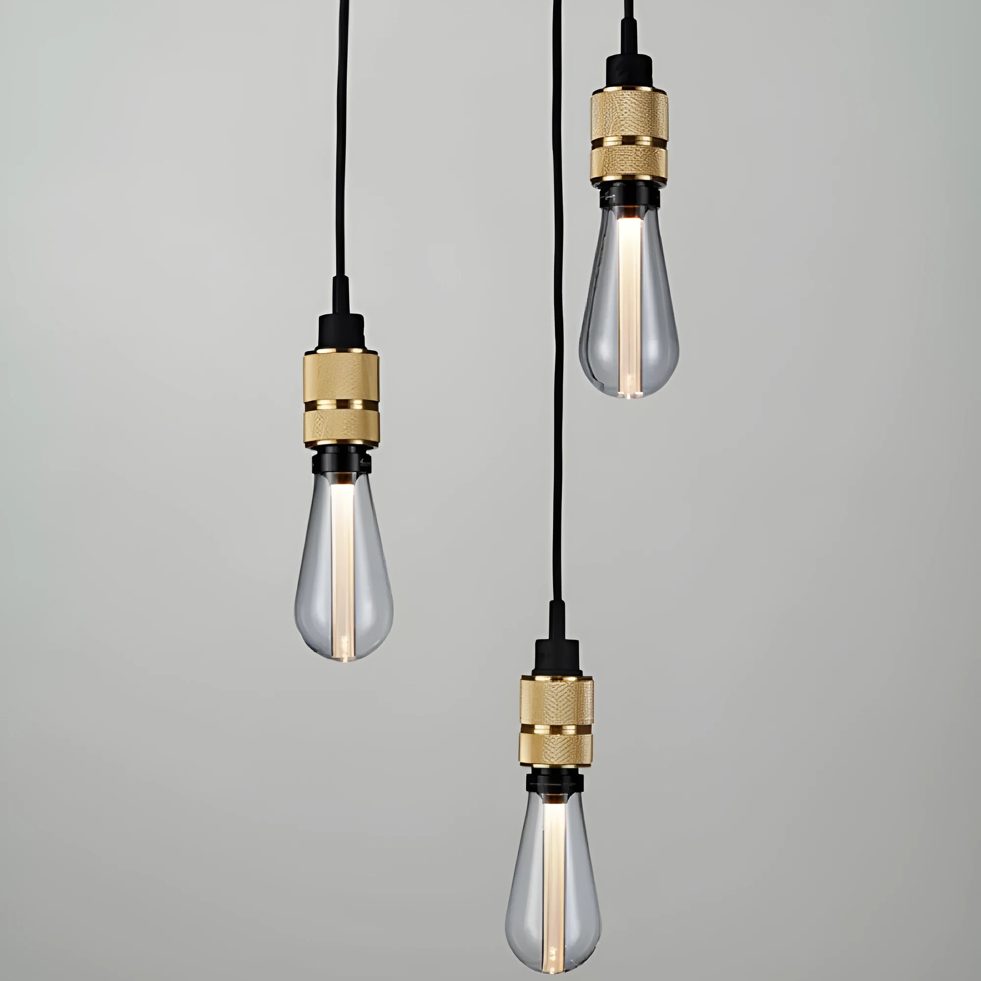 DIY retro chandelier assembly ceiling light with hardware components and multiple colour finish options