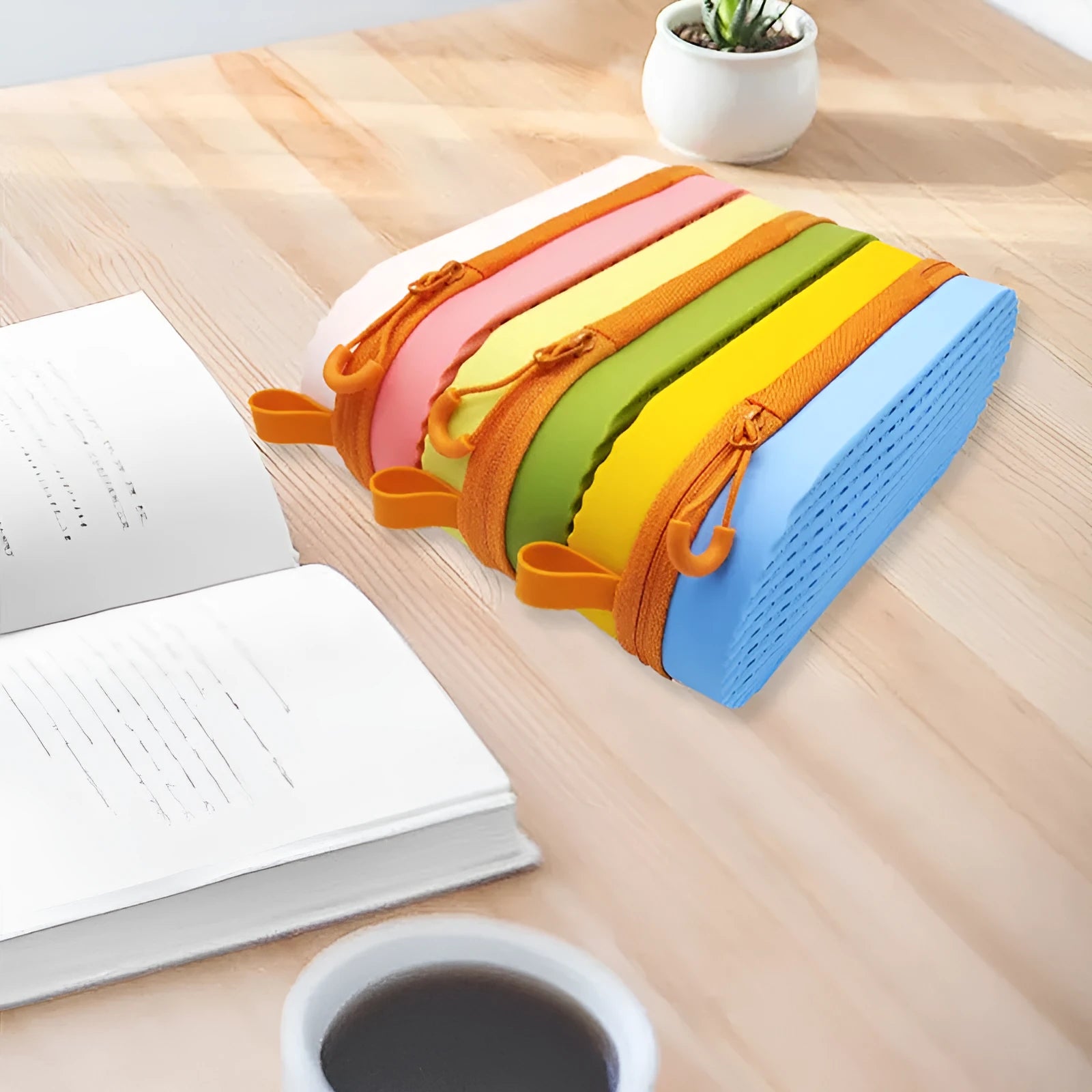 Silicone glasses case in multiple colours measuring 200mm by 80mm by 50mm with long hand style