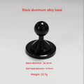 Aluminium alloy universal instrument panel mounting base plate in black or silver finish.