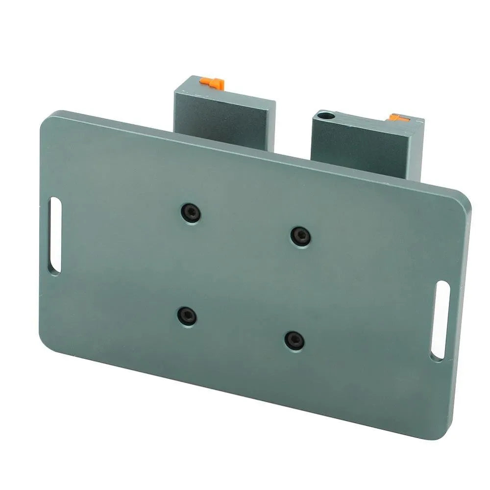 General model mobile phone repair fixture with adjustable clamps and silicone pads for rear glass removal.