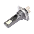 H7 110W LED automotive fog lights with 12 SMD 3030 chips in white aluminium housing