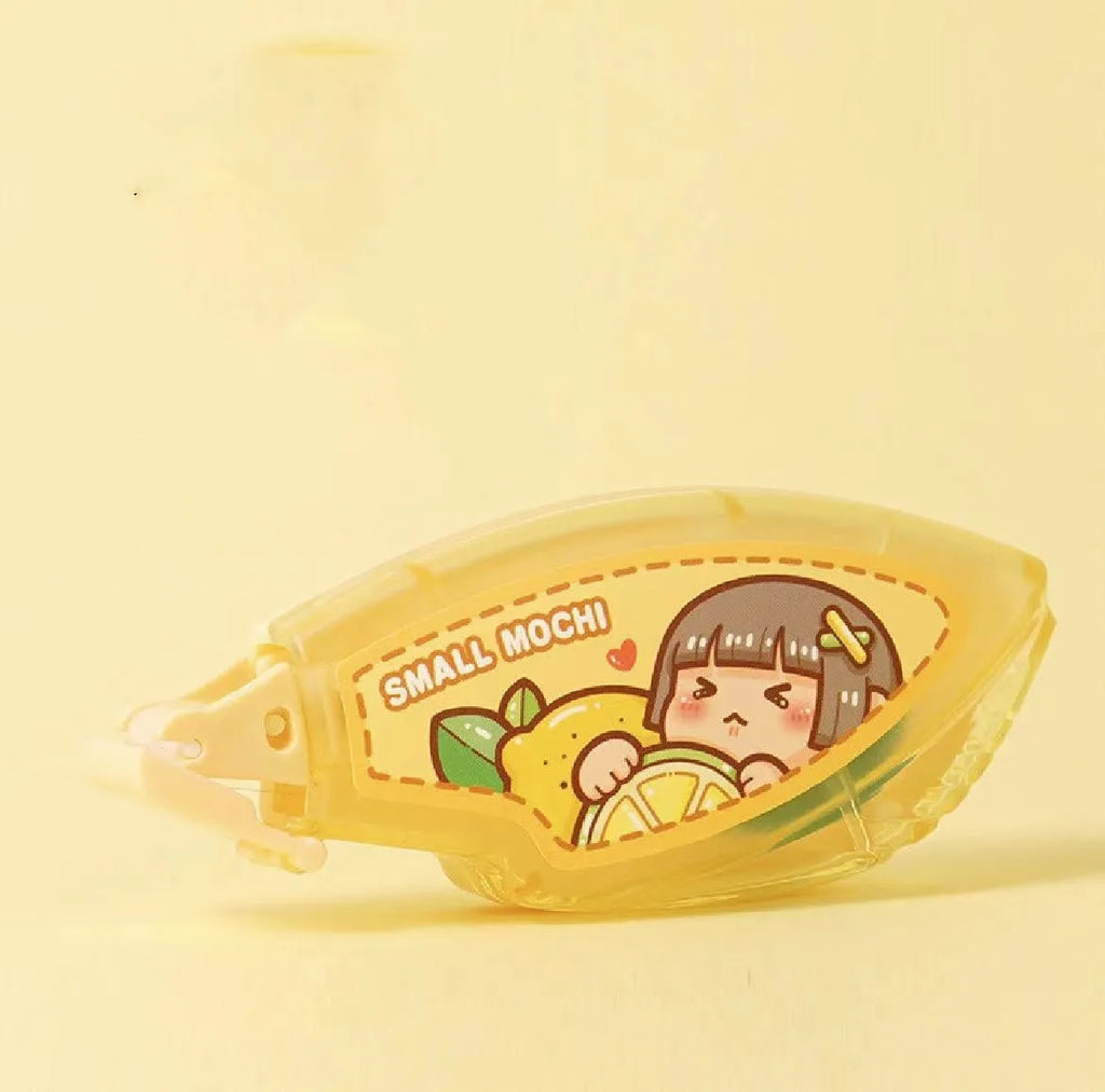 Dotting glue adhesive in fruit juice colours with card packaging for craft and stationery use