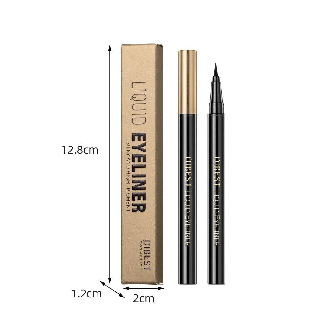 Black liquid eyeliner pen with a precise tip, shown on a clean background.