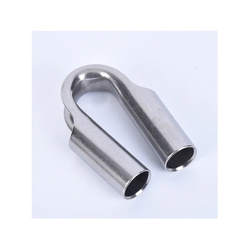 Stainless steel tubular chicken heart round sleeve ring available in M4 to M35 tube sizes