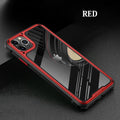 Transparent silicone iPhone 11 case showing phone's original colour through clear back cover