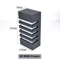 Modern minimalist aluminium outdoor wall lamp with IP55 waterproof rating