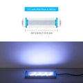 Ultra-thin PVC aquarium light in blue-white spectrum for fish tanks and water plants