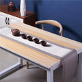 PVC non-slip table runner place mat in modern simplicity style showing gradient bamboo pattern