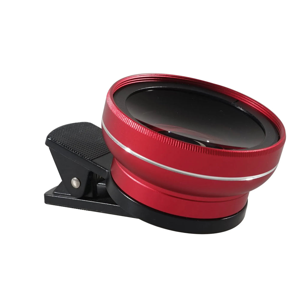 LIEQI 0.45x wide-angle mobile phone camera lens in metal barrel with screw thread mount