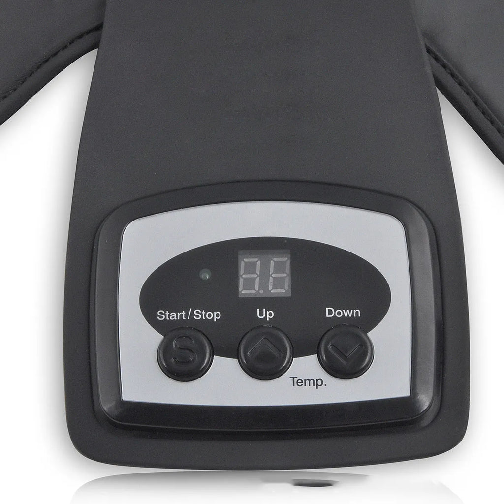 Infrared knee and shoulder massager with heat settings, knee pads, and shoulder pads