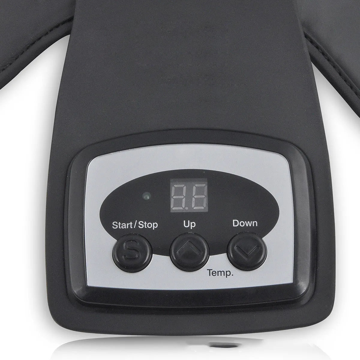 Infrared knee and shoulder massager with heat settings, knee pads, and shoulder pads