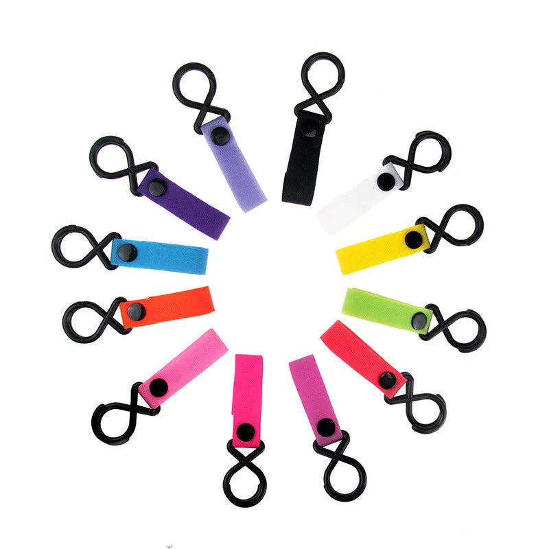Nylon luggage Velcro hook in multiple colour options with adhesive backing for attaching to travel bags