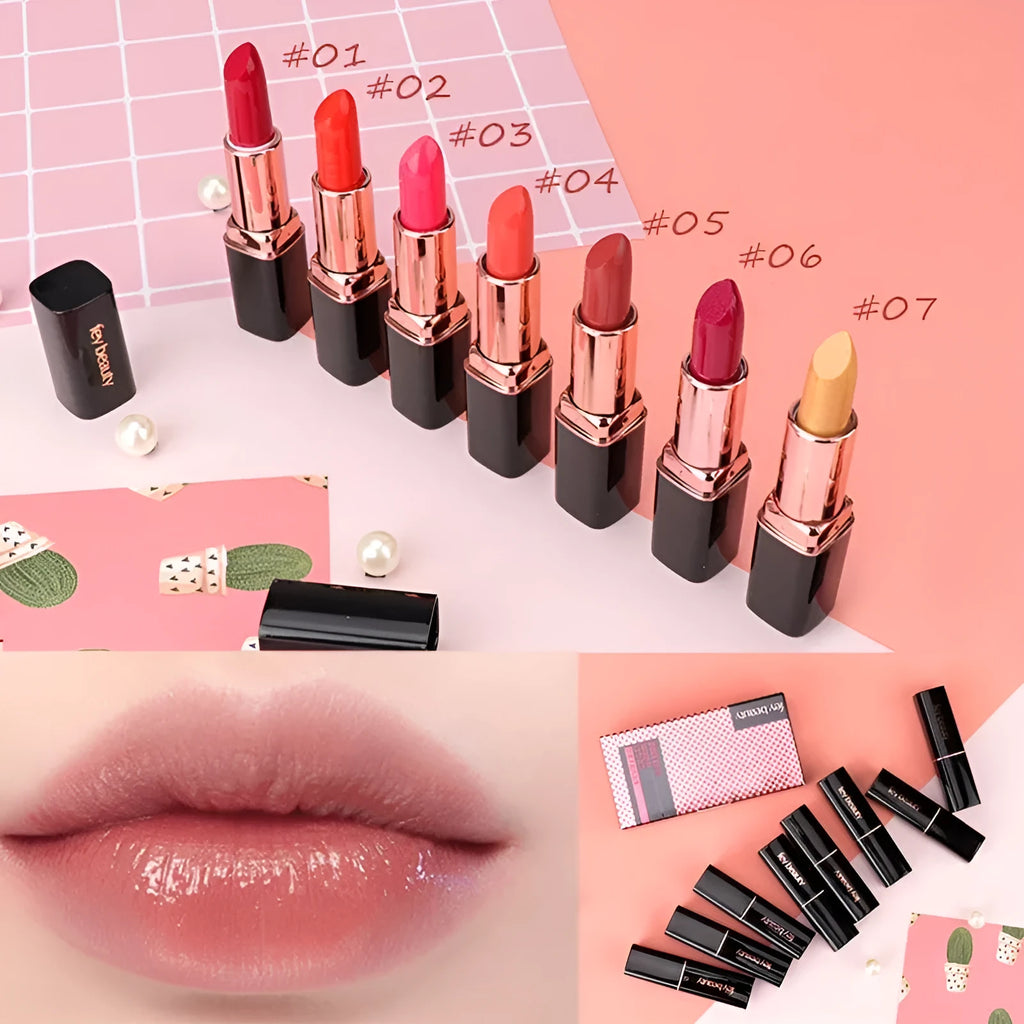 Fey Beauty Cameo Brown Nude Lipstick 3.8g tube with moisturizing non-fading formula for yellow skin