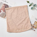 Thin mesh postpartum belly band for waist trimming and tummy slimming in black or skin colour