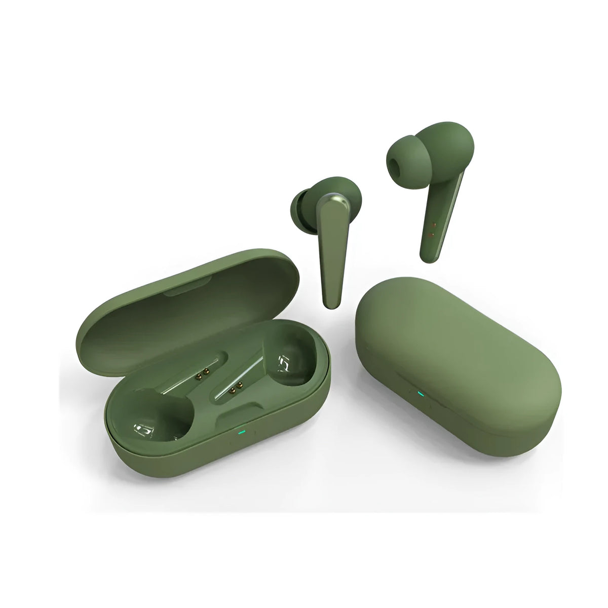 Active noise cancellation wireless headphones in five colour options with earplug design