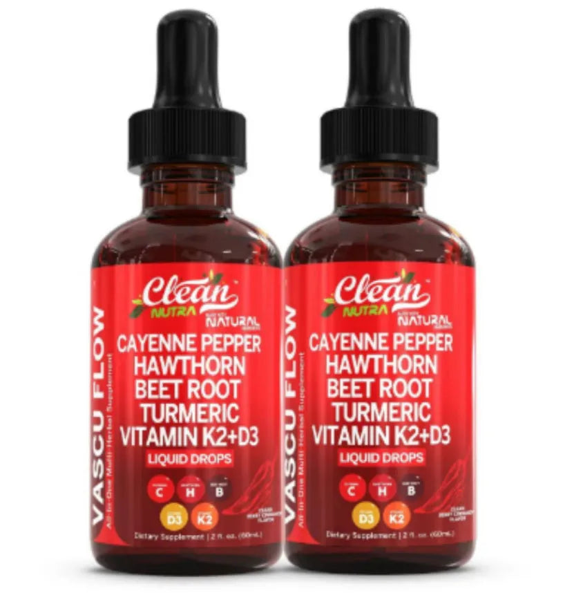 60ml bottle of Vitamin D3 K2 Hawthorn Fruit liquid supplement drops