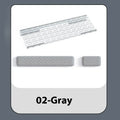 Double-sided memory foam wrist pad for keyboard and mouse support in various colours