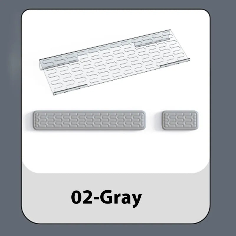 Double-sided memory foam wrist pad for keyboard and mouse support in various colours