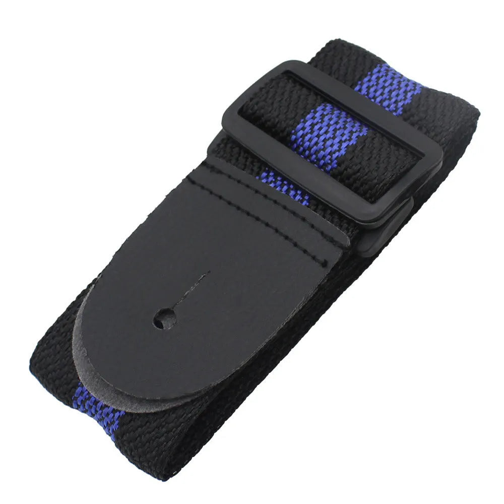 Woven stripe crossbody strap for musical instruments in multiple colour options