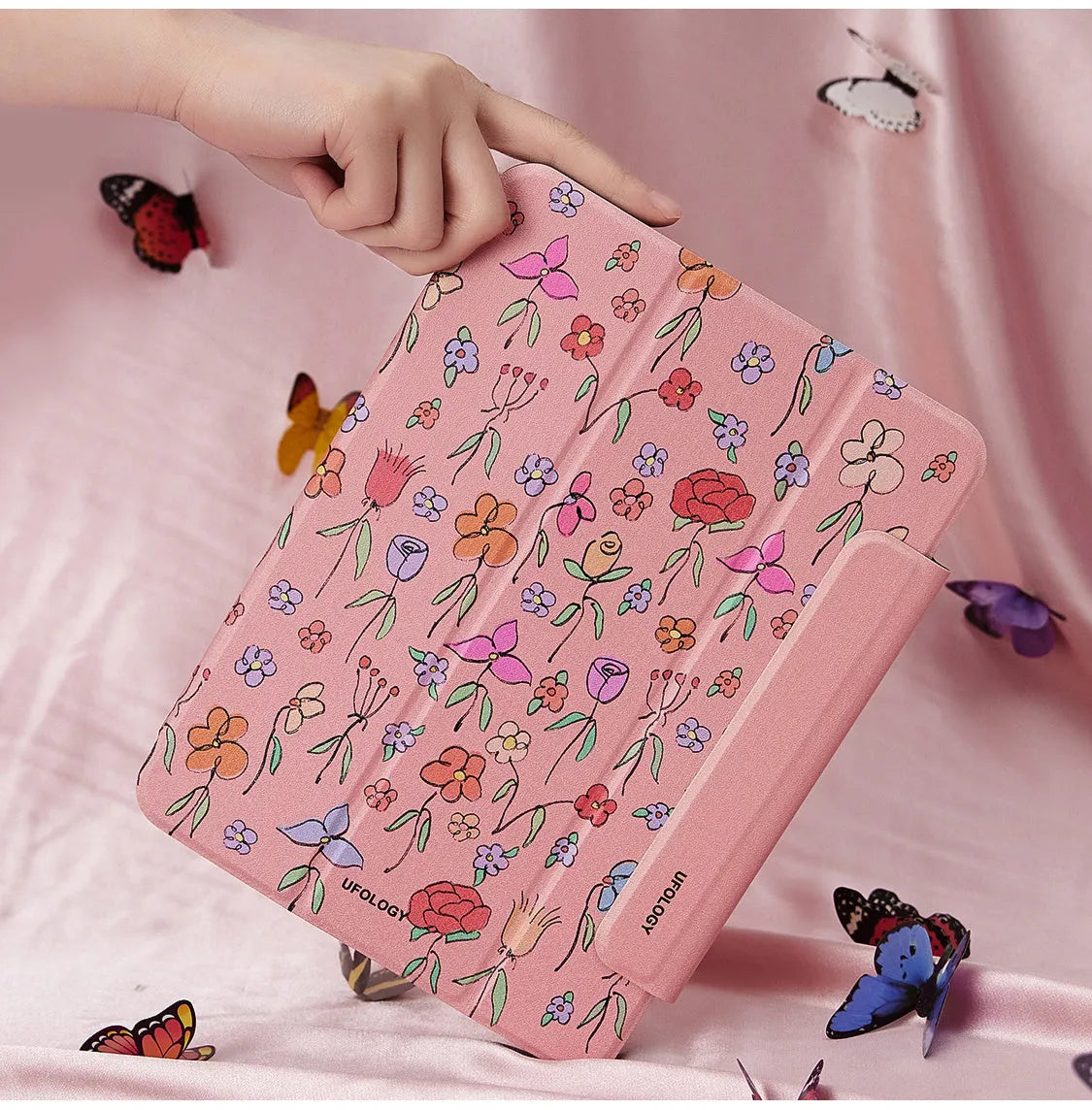 Magnetic polyurethane protective sleeve case for a 10.9-inch iPad Air 5 and iPad Air 4 tablet.