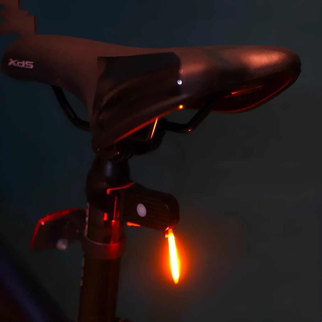 USB rechargeable cycling taillight modification wiring kit in five colour options with waterproof construction