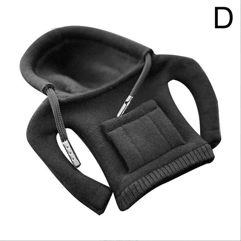 Cloth gear shift knob cover in assorted colours, shown with dimensions of 13 cm by 8 cm.