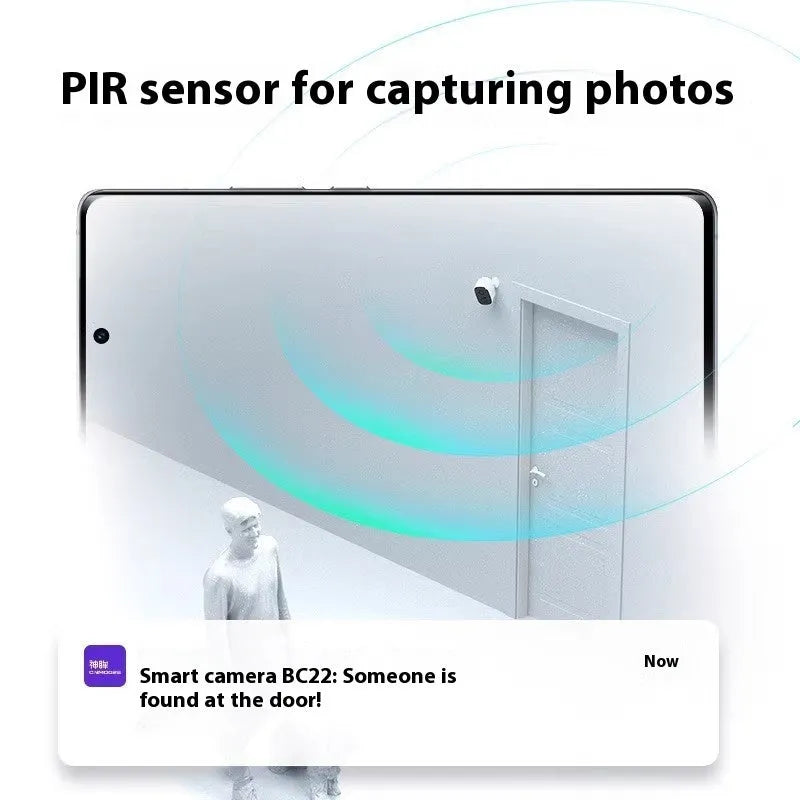 Battery-powered wireless surveillance camera with Wi-Fi connectivity and plug-in installation design