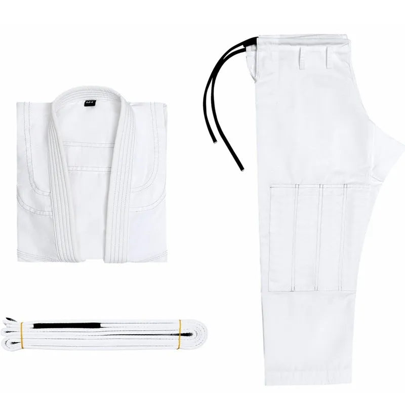 Brazilian Jiu-jitsu training wear set with cotton blend fabric in multiple colour options