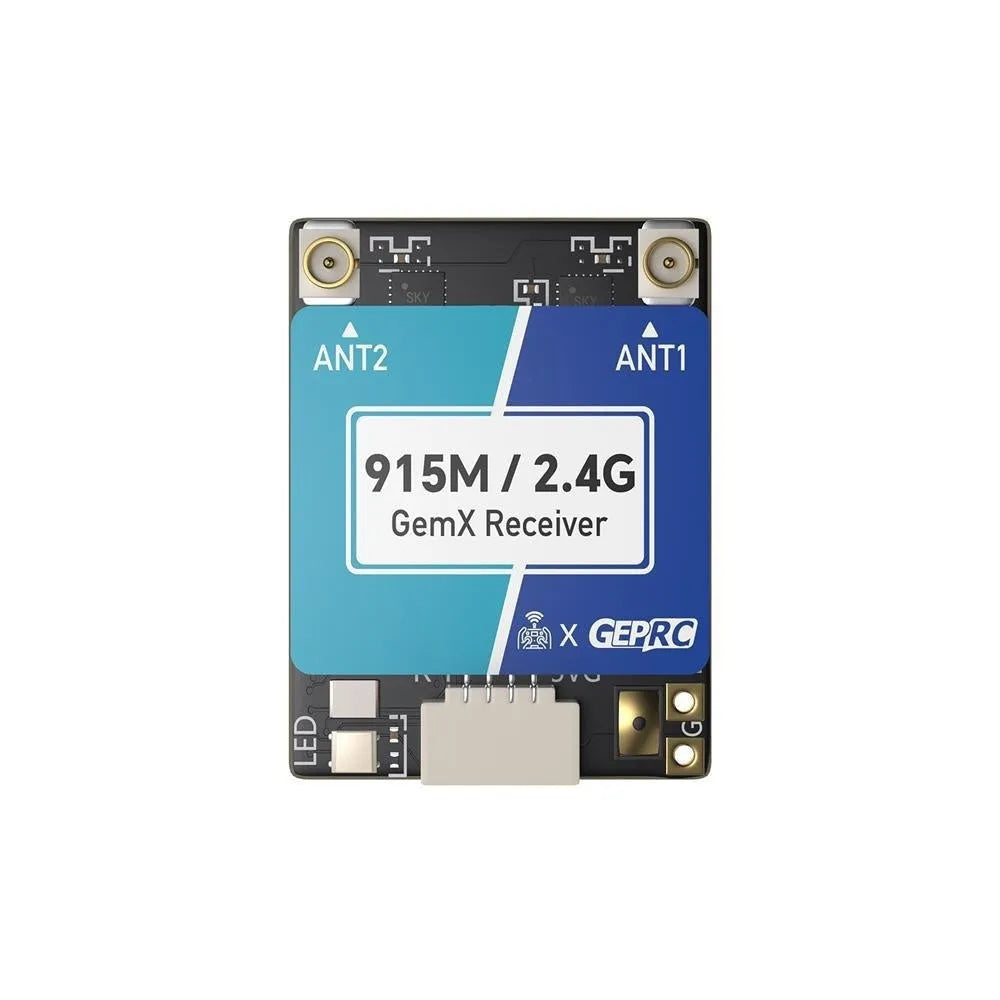FPV dual-frequency ELRS 915M and 2.4G receiver base station with antennas and accessories