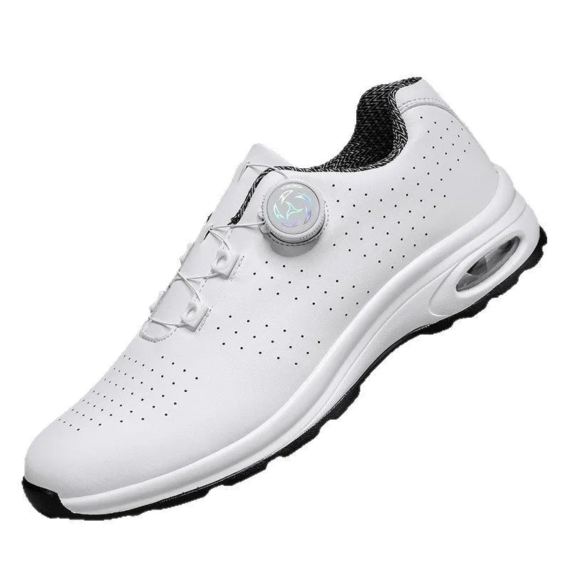 Women's black mesh low-top casual trainers with white cross-straps and a round toe, on a white background.