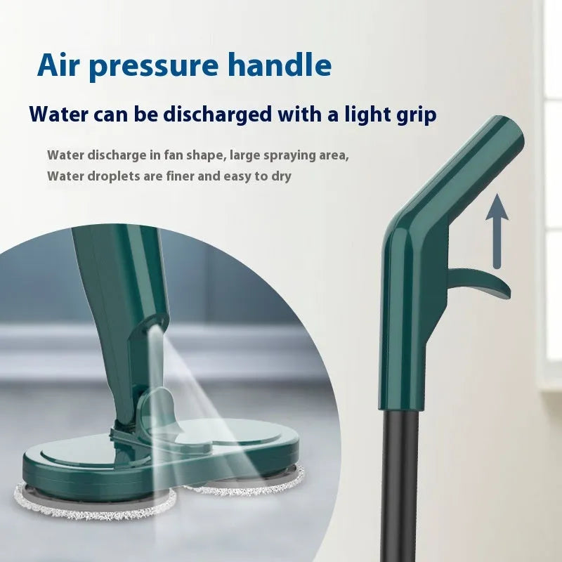 Wireless sweeping and mopping all-in-one machine with USB charging port and water tank
