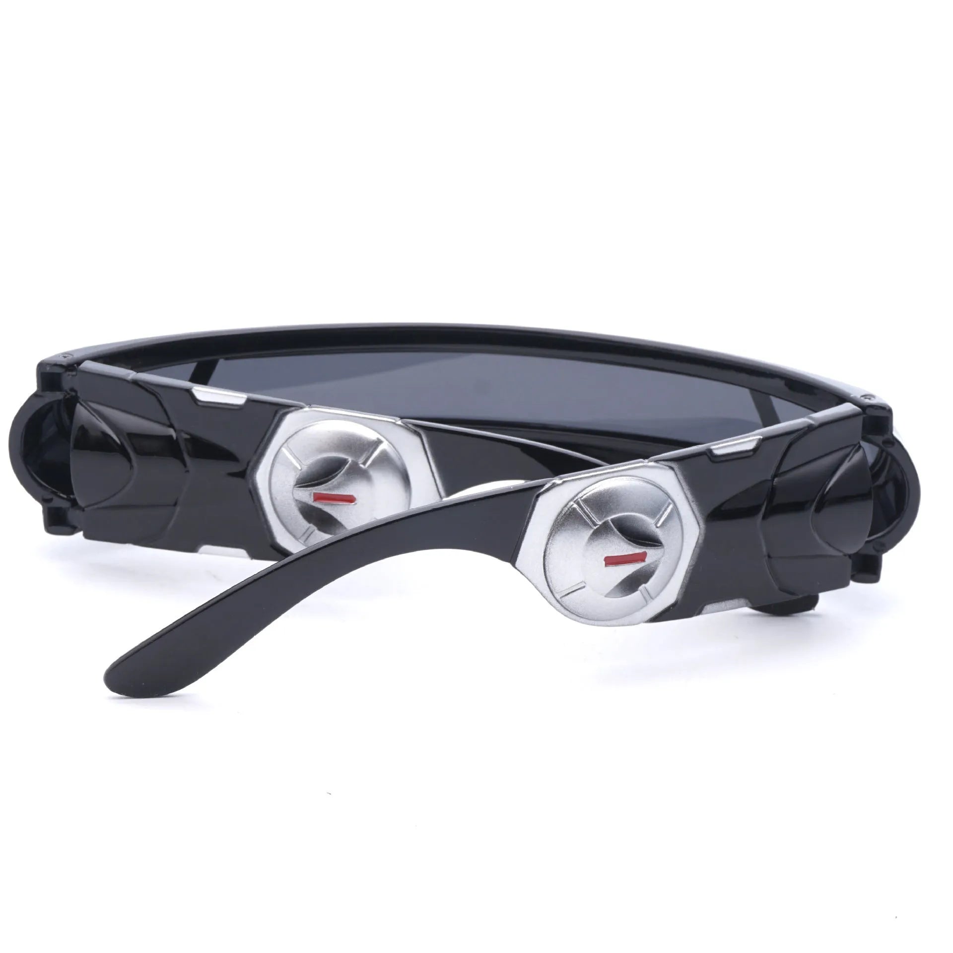 Polarised sports sunglasses with full rim black frame and coloured lens options