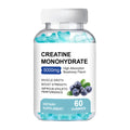 Pack of 60 creatine monohydrate gummy supplements for dietary use.