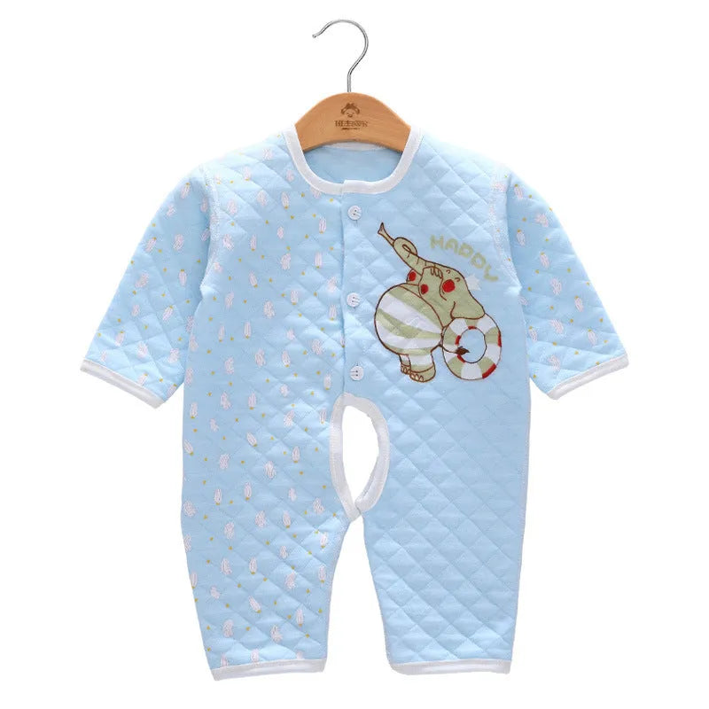 Baby gift box newborn set with soft-treated thicker fabric, for 0 to 1 year up to 80cm, in blue or pink