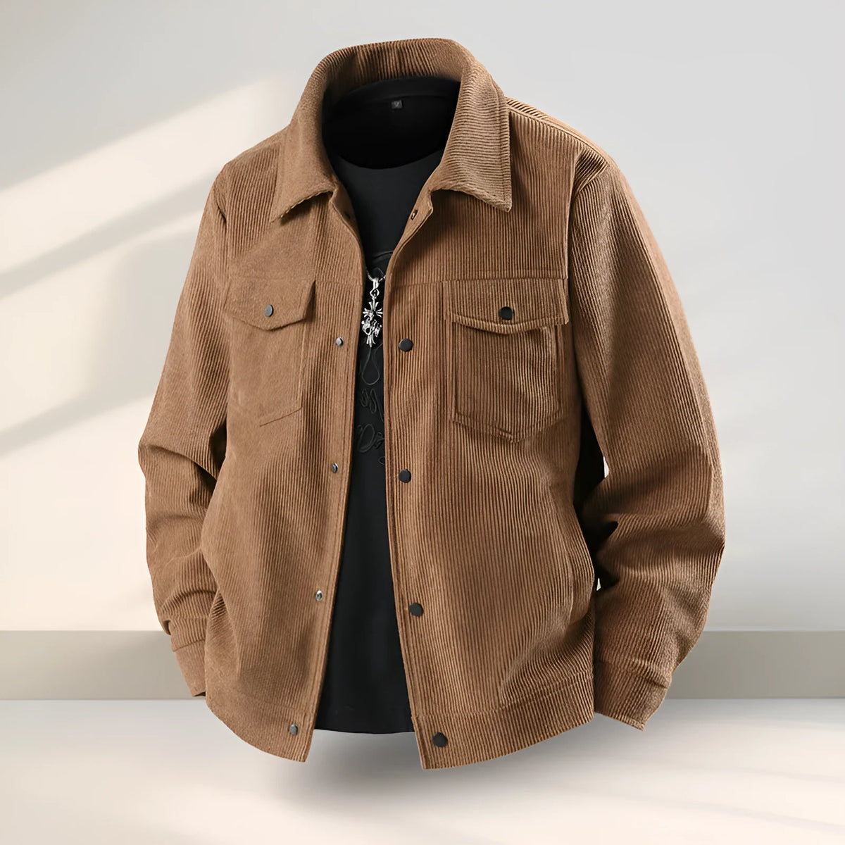 Men's slim fit Lycra coat with ruffle design in polyvinyl alcohol fibre construction showing colour options