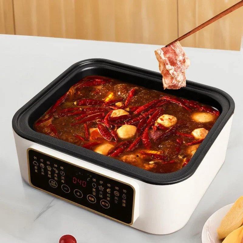 28 litre stainless steel electric steamer with automatic measuring function and PP liner